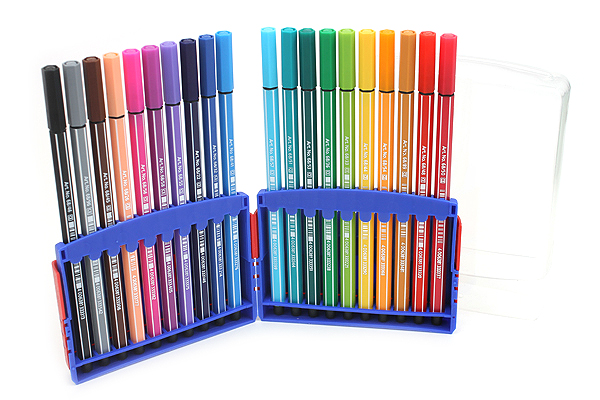 stabilo pen 68 marker 1 0 mm 20 color set stabilo pen 68 colour chart