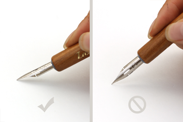 How to write in calligraphy using a pencil