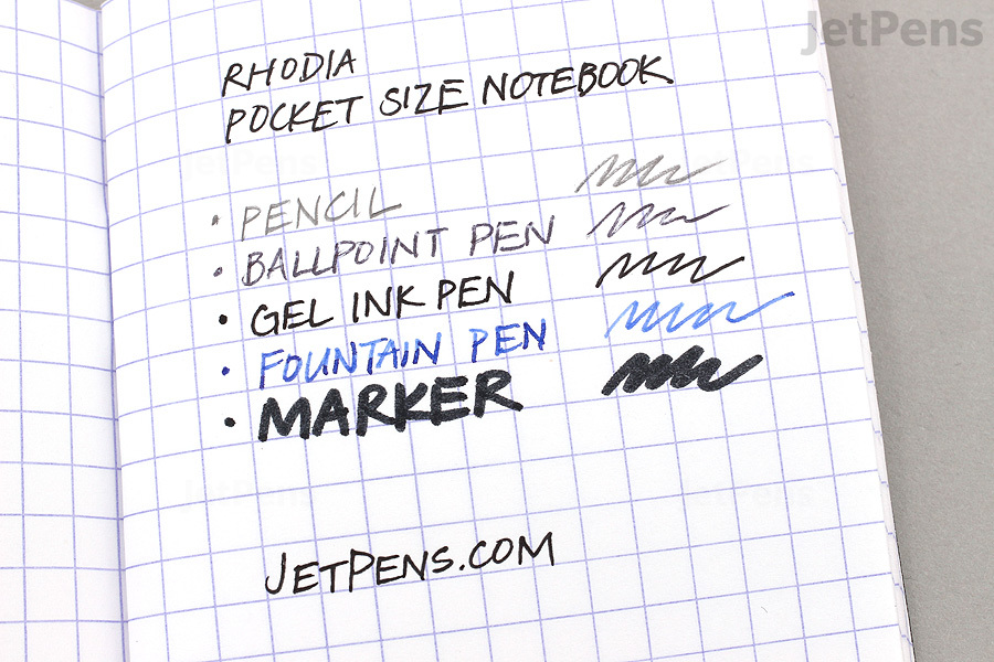 rhodia pocket size notebook a7 graph orange graph paper bound notebook