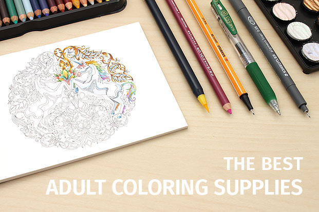Guide to Adult Coloring Supplies JetPenscom
