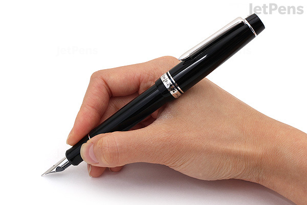 Pilot Custom 912 Fountain Pen - Black Body - Falcon Nib - JetPens.com