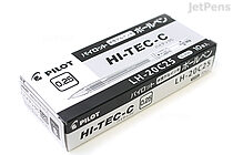 Pilot Hi-Tec-C Gel Pen - 0.25 mm - Black - 10 Pen Pack - PILOT LH-20C25-B BOX