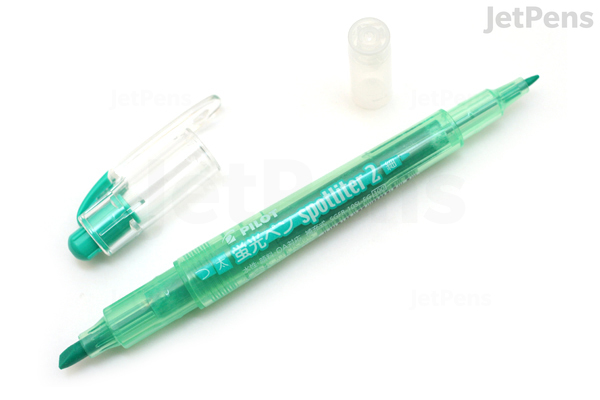 Pilot Spotliter 2 Double Sided Highlighter Pen Broad Fine Twin Pilot Spotliter 2 Double Sided Highlighter Pen Broad Fine Twin Tip Emerald
