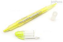 Pilot Spotliter 2 Double-Sided Highlighter Pen - Broad / Fine Twin Tip - Yellow - PILOT SGFR-10SL-Y
