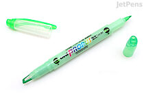 Uni Propus Window Double-Sided Highlighter - 4.0 mm / 0.6 mm - Green - UNI PUS102T.6