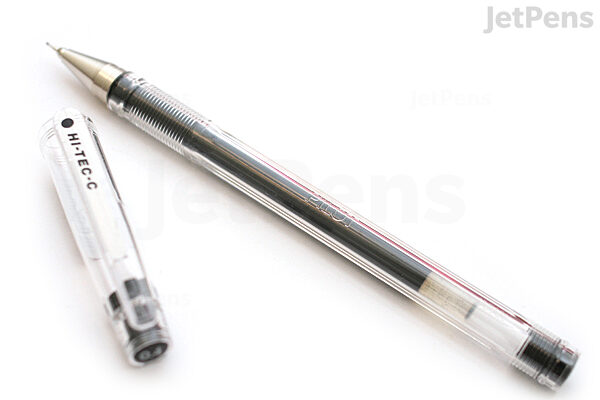 Bruidegom breed klink Pilot Hi-Tec-C Gel Pen - 0.4 mm - Black | JetPens