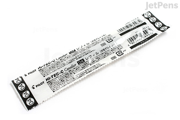 Pilot Hi Tec C Cavalier Gel Pen Refill 0 4 Mm Black Jetpens