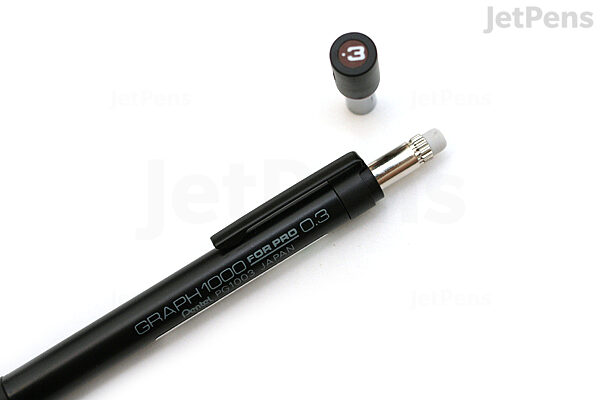 Pentel : GraphGear 1000 : Mechanical Clutch Pencil : 0.7mm
