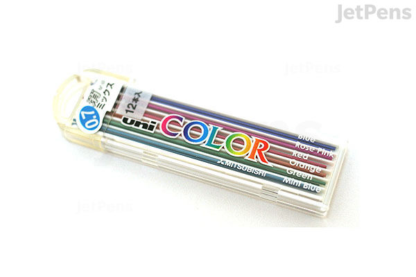 Different Color Lead Uni Color Pencil Lead Variety Pack - 0.7 mm | JetPens