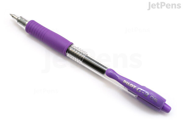 Pilot G2 Gel Pen - 0.5 mm - Purple | JetPens