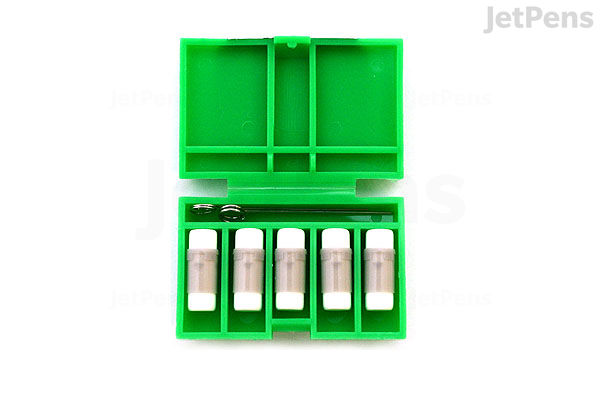 Pilot, mine di ricambio MS-10, confezione verde, contiene 5 gomme e 2 aghi per matite serie H Progrex-rexgrip-Super Grip Pilot, mine di ricambio MS-10, confezione verde, contiene 5 gomme e 2 aghi per matite serie H Progrex-rexgrip-Super Grip