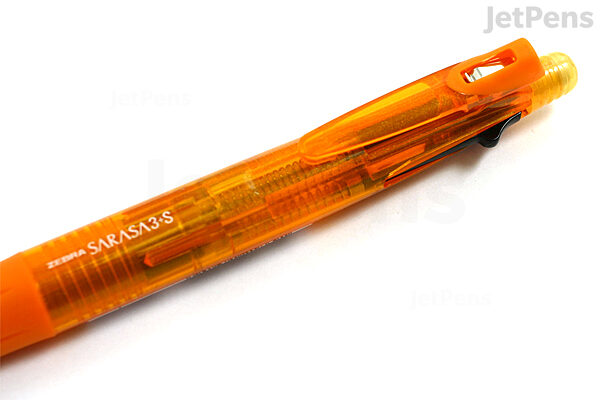 Zebra Sarasa 3 S 3 Color 0 5 Mm Gel Ink Multi Pen 0 5 Mm Pencil Orange Body Jetpens Zebra Sarasa 3 S 3 Color 0 5 Mm Gel Ink Multi Pen 0 5 Mm Pencil Orange Body Jetpens
