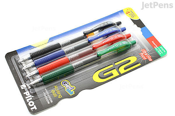 Pilot G2 Pen Stylus - 3 Pack - Assorted