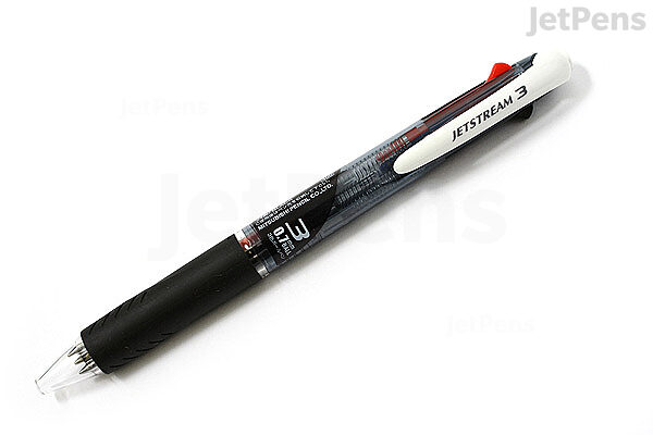 houten royalty negatief Uni Jetstream 3 Color Ballpoint Multi Pen - 0.7 mm - Black Body | JetPens