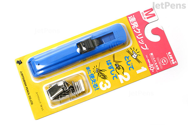 uni paper clipper size