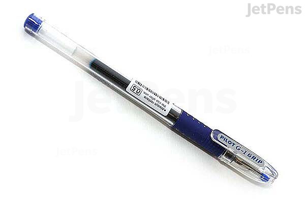 De vreemdeling stijl hond Pilot G-1 Grip Gel Ink Pen - 0.5 mm - Blue | JetPens