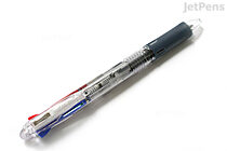 Zebra Clip-On Slim 4 Color 0.7 mm Ballpoint Multi Pen - Crystal Body - ZEBRA B4A5-C