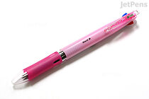 Zebra Clip-On Slim 4 Color 0.7 mm Ballpoint Multi Pen - Pastel Pink Body - ZEBRA B4A5-WP