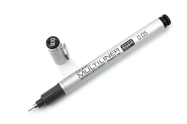 Copic Multiliner kobalt 0,1 mm, tekenpen met water- en alcoholbestendige pigmentinkt in blauw, professionele fineliner voor schetsen, illustraties en contouren Copic Multiliner kobalt 0,1 mm, tekenpen met water- en alcoholbestendige pigmentinkt in blauw, professionele fineliner voor schetsen, illustraties en contouren