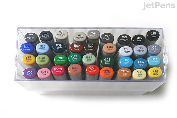 Copic Ciao Marker Set, 24-Colors, Basic