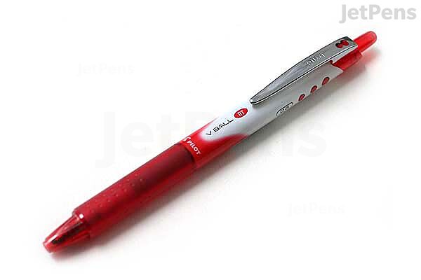Bloeien bijkeuken cent Pilot Vball RT Retractable Liquid Ink Pen - 0.5 mm - Red | JetPens