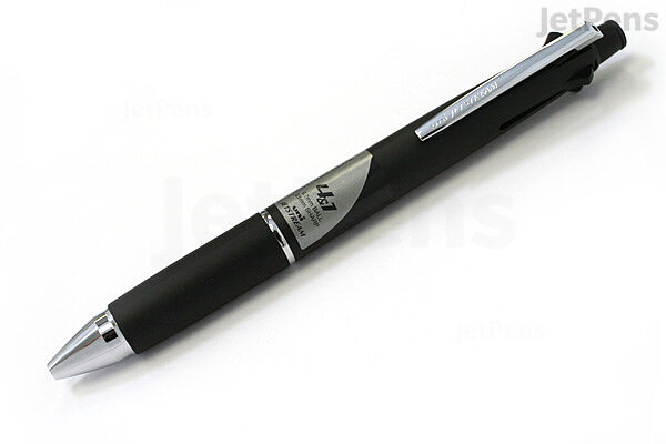 Uni Jetstream 4 1 4 Color 0 7 Mm Ballpoint Multi Pen 0 5 Mm Pencil Black Body Jetpens