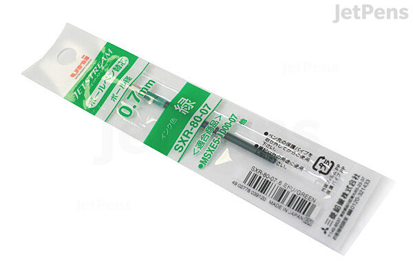 Uni Sxr 80 07 Jetstream Ballpoint Multi Pen Refill 0 7 Mm Green Jetpens Uni Sxr 80 07 Jetstream Ballpoint Multi Pen Refill 0 7 Mm Green Jetpens