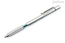 Uni Shift Pipe Lock Drafting Pencil - 0.3 mm - Silver Body with Light Blue Accent - UNI M31010.26