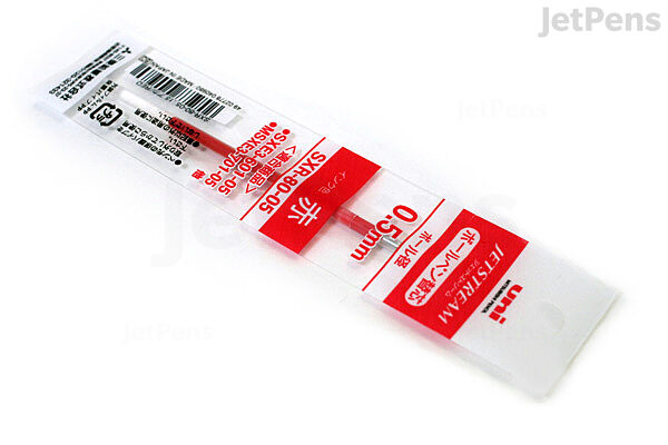 Uni Sxr 80 05 Jetstream Ballpoint Multi Pen Refill 0 5 Mm Red Jetpens