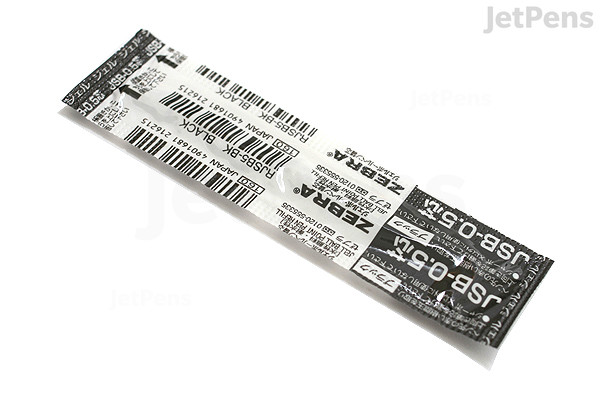 Zebra Jsb 0 5 Gel Pen Refill D1 0 5 Mm Black Jetpens