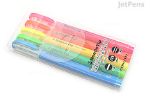 Kokuyo Beetle Tip 3way Highlighter Pen - 5 Color Set - KOKUYO PM-L301-5S