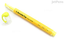 Kokuyo Beetle Tip 3way Highlighter Pen - Yellow - KOKUYO PM-L301Y