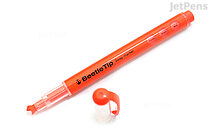 Kokuyo Beetle Tip 3way Highlighter Pen - Orange - KOKUYO PM-L301YR