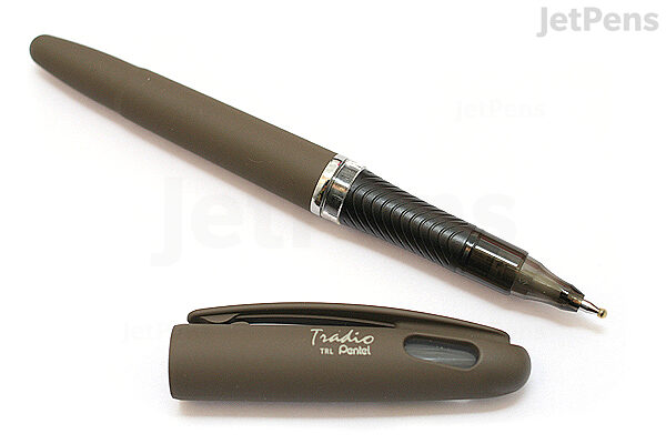 Emotie Verandering gallon Pentel Tradio EnerGel Combo Gel Pen - Nature Matte Body - 0.7 mm - Gray  Body - Black Ink | JetPens