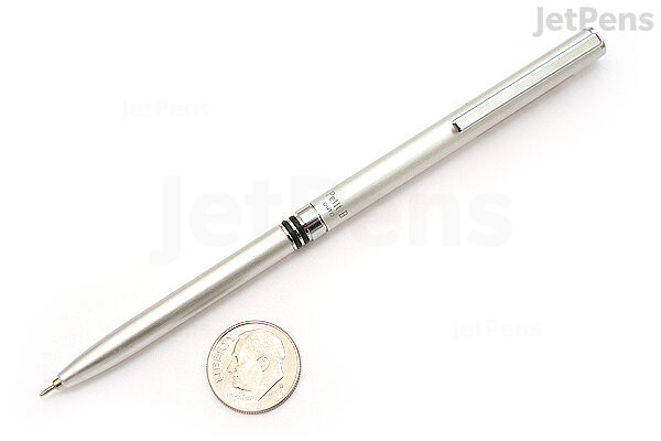Ohto Petit-B Needle-Point Ballpoint Pen - 0.5 mm - Pearl White Body