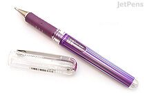 Pentel Hybrid Gel Grip DX Gel Pen - 1.0 mm - Metallic Violet - PENTEL K230-MV