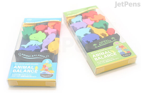 Seed Animal Balance Game Eraser Set - Aquarium | JetPens