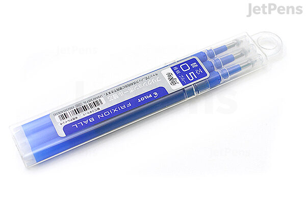 Pilot Ball Gel Pen Refill - 0.5 mm - Blue - Pack of 3 JetPens