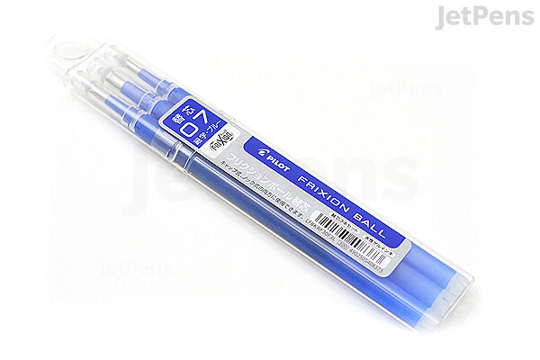 Pilot FriXion Ball Gel Pen Refill - 0.7 mm - Blue - Pack of 3