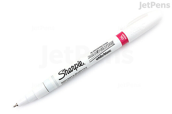 35531 Sharpie Oil-Based Paint Marker, White Ink, Extra Fine Tip, Pack of 6