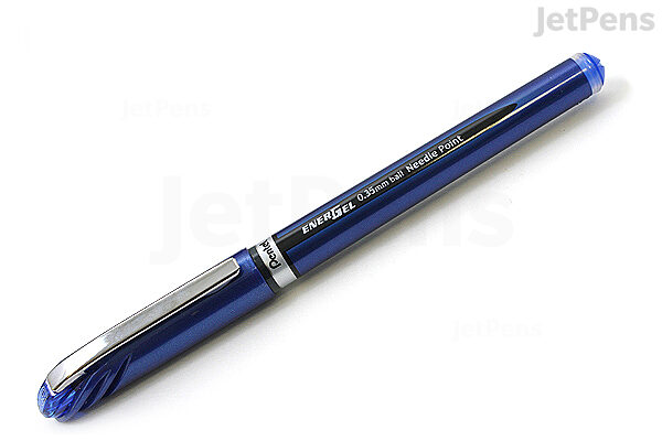 Pentel EnerGel Euro Gel Pen - Needle-Point - 0.35 mm - Blue