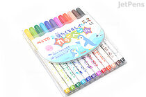 Pentel Washable Ink Color Marker Pen - 12 Color Set - PENTEL SCS2-12