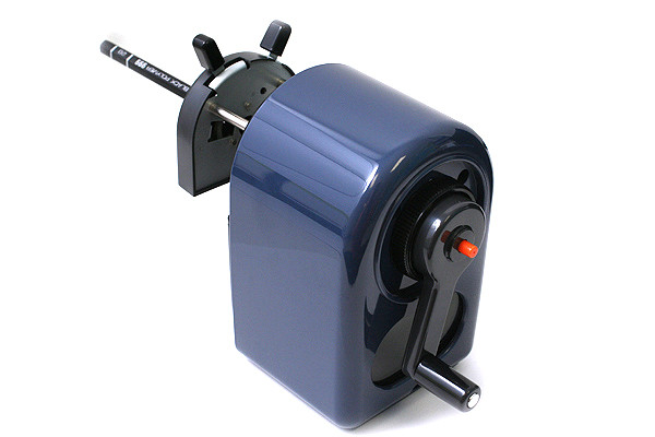 Uni KH-20 Hand Crank Pencil Sharpener - Blue - JetPens.com best crank pencil sharpener