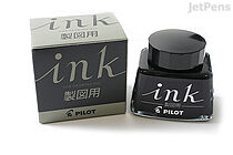 Pilot Drafting Pen Ink - Black - 30 ml Bottle - PILOT INK-30-DR
