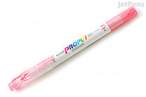 Uni Propus Window Soft Color Double-Sided Highlighter - 4.0 mm / 0.6 mm - Cherry Blossom Pink - UNI PUS102T.51