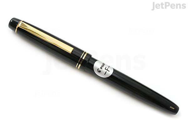 Pilot FP-78G Fountain Pen 22K Gold-Plated Fine Black JetPens
