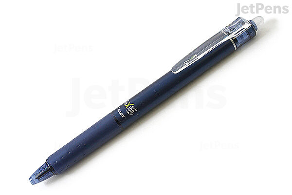 Pilot FriXion Clicker Erasable Retractable Gel Pen, Fine 0.7 mm, Navy Ink/Barrel, 3/Pack