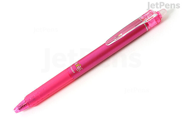 Pilot FriXion Ball Knock Retractable Gel Pen - 0.5 mm - Pink