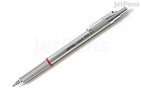 pic Rotring Rapid Pro Mechanical Pencil Review jetpens com rotring rapid pro drafting pencil 0 5 mm silver body