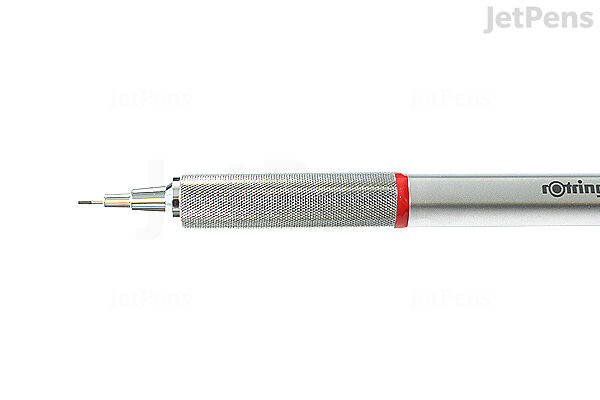 ROtring Rapid Pro Mechanical Pencil HB 0.5 MM Lead Propelling Pencil  Reduced Lead Breakage Silver Chrome Full-Metal Barrel